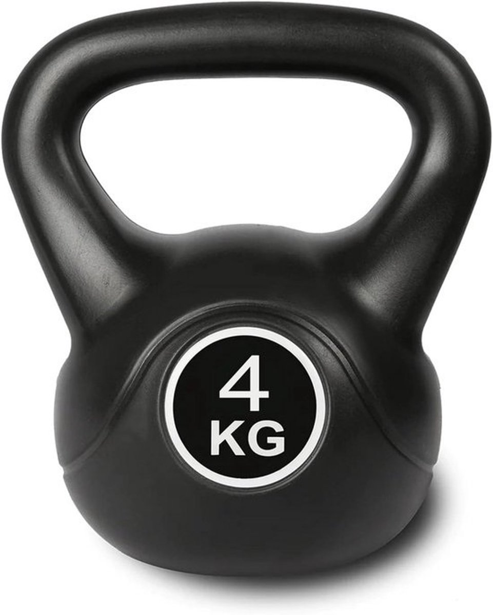 4 kg Kettlebell Zwaaihalter - Krachttraining Gewicht voor Thuis en Sportschool
