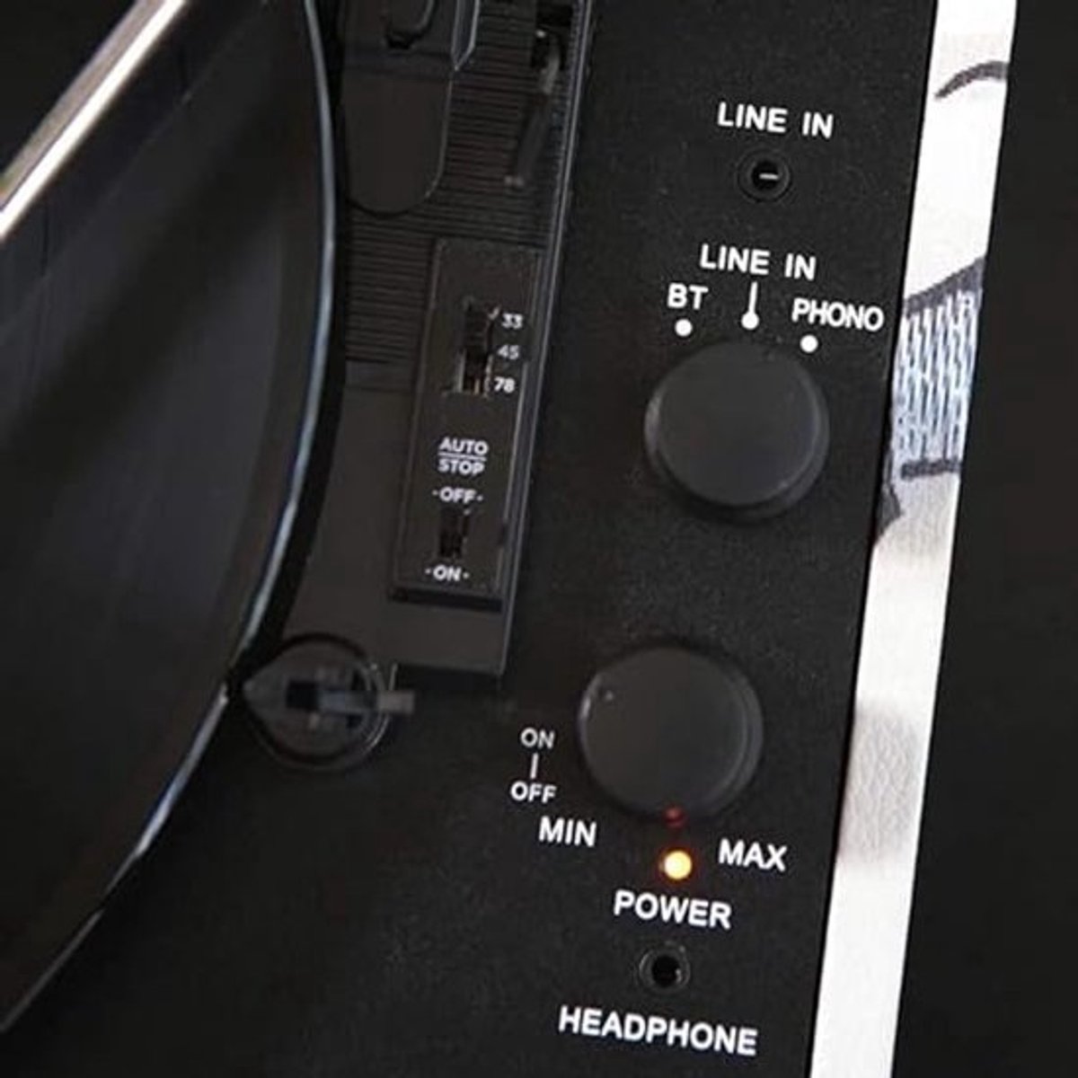Draaitafel Vintage Koffer met Bluetooth - Draadloze Platenspeler voor Vinyl