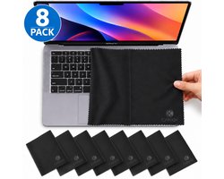 Microvezel Beschermdoek 13" (29×20cm) voor Apple MacBook Neo 13 inch / MacBook Air / MacBook Pro - 8x Laptop Screen Protector Cloth + Dubbelzijdige Microfiber Doek + 50 Reinigingsvellen