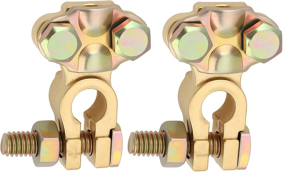 2 stks Batterij Positieve Negatieve Koperen Terminals Clips 11mm 13mm ID voor Schip Boot Kleine Jacht