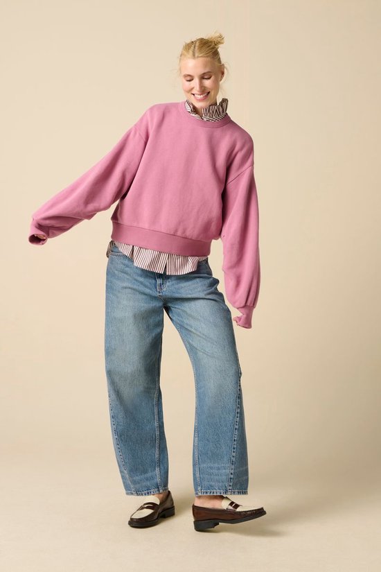 Donkerpaarse Oversized Sweater