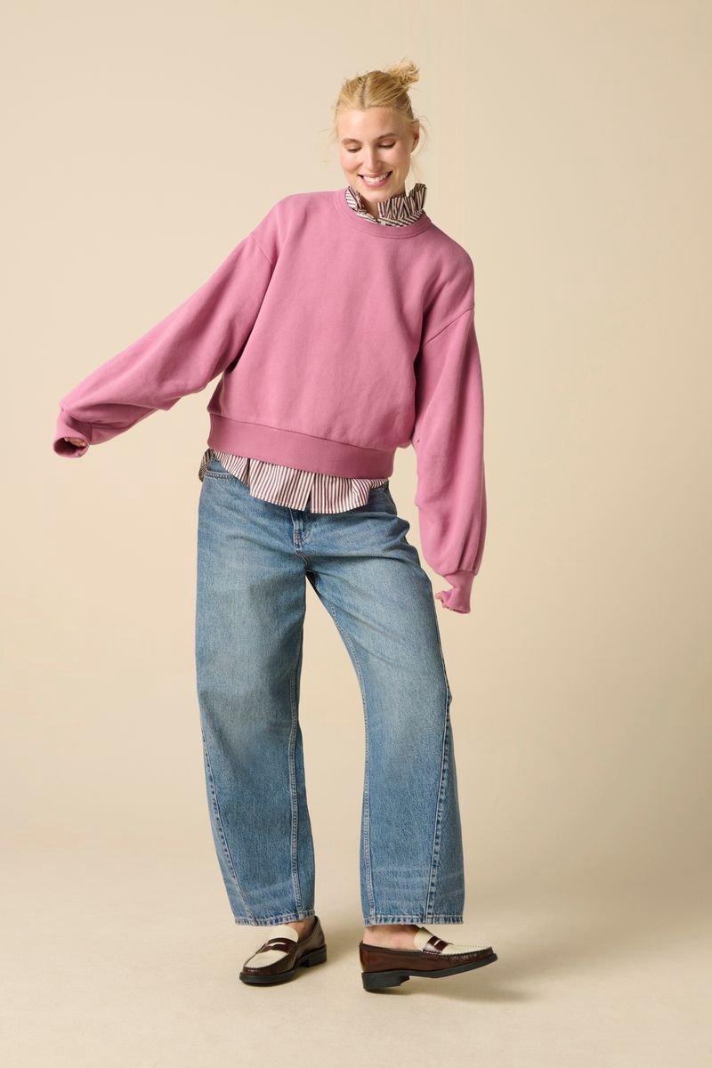 Sissy-Boy - Donkerpaarse oversized sweater