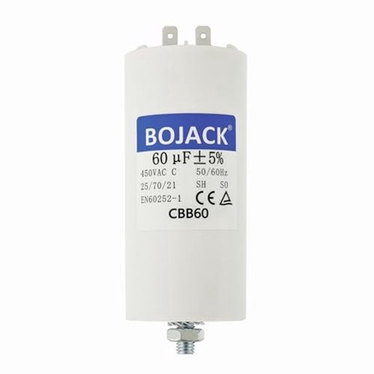 Motorcondensator 60 uF 450 V voor elektrische motoren en zwembadpompen