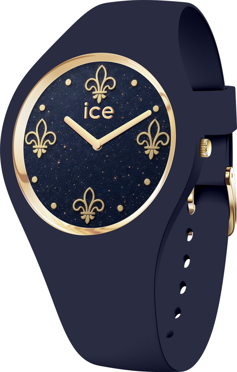 Ice Watch ICE flower 026166 Horloge - Siliconen - Blauw - Ø 37 mm