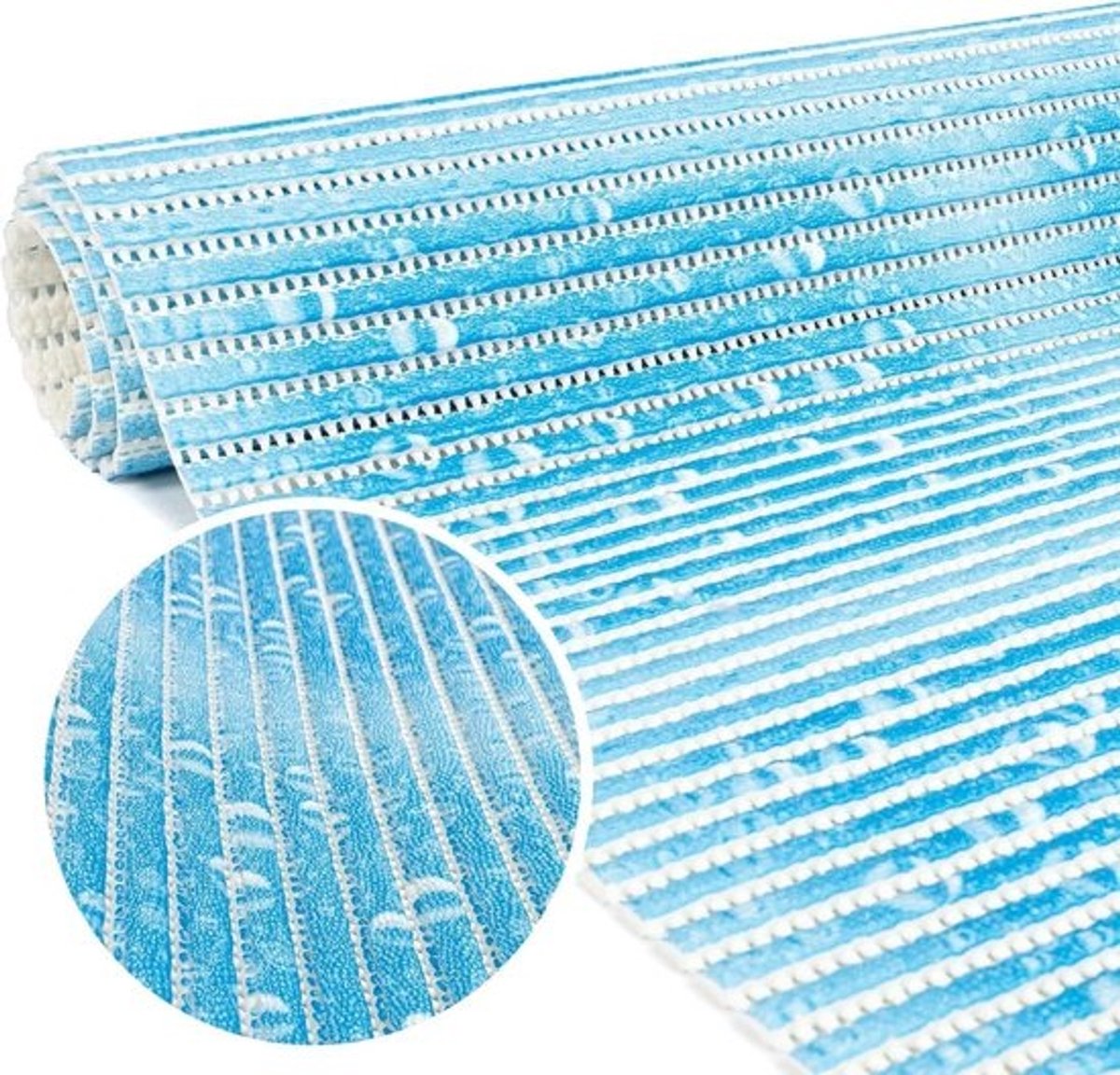 Zachte Antislip Badmat voor Douche en Badkuip - 160 x 65 cm - Waterdoorlatend en Sneldrogend