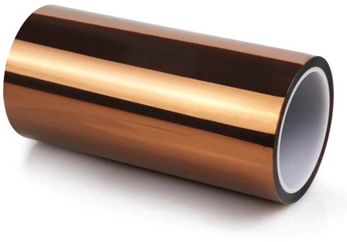 BOMEI PACK hittebestendige tape - sublimatietape voor warmteoverdracht en isolatie, 200 mm x 33 m, golf - ShopVlot