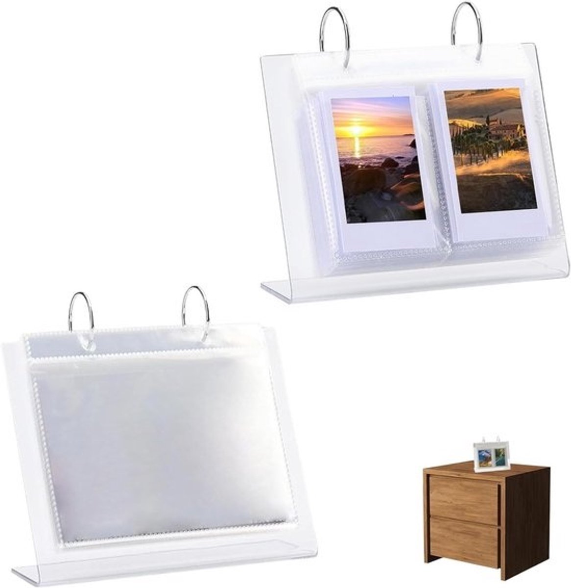 Uniek fotoalbum voor bureau met levensboomontwerp - geschikt voor 60 foto's - perfect cadeau voor moeder, tante of zus, ideaal voor herinneringen en decoratie