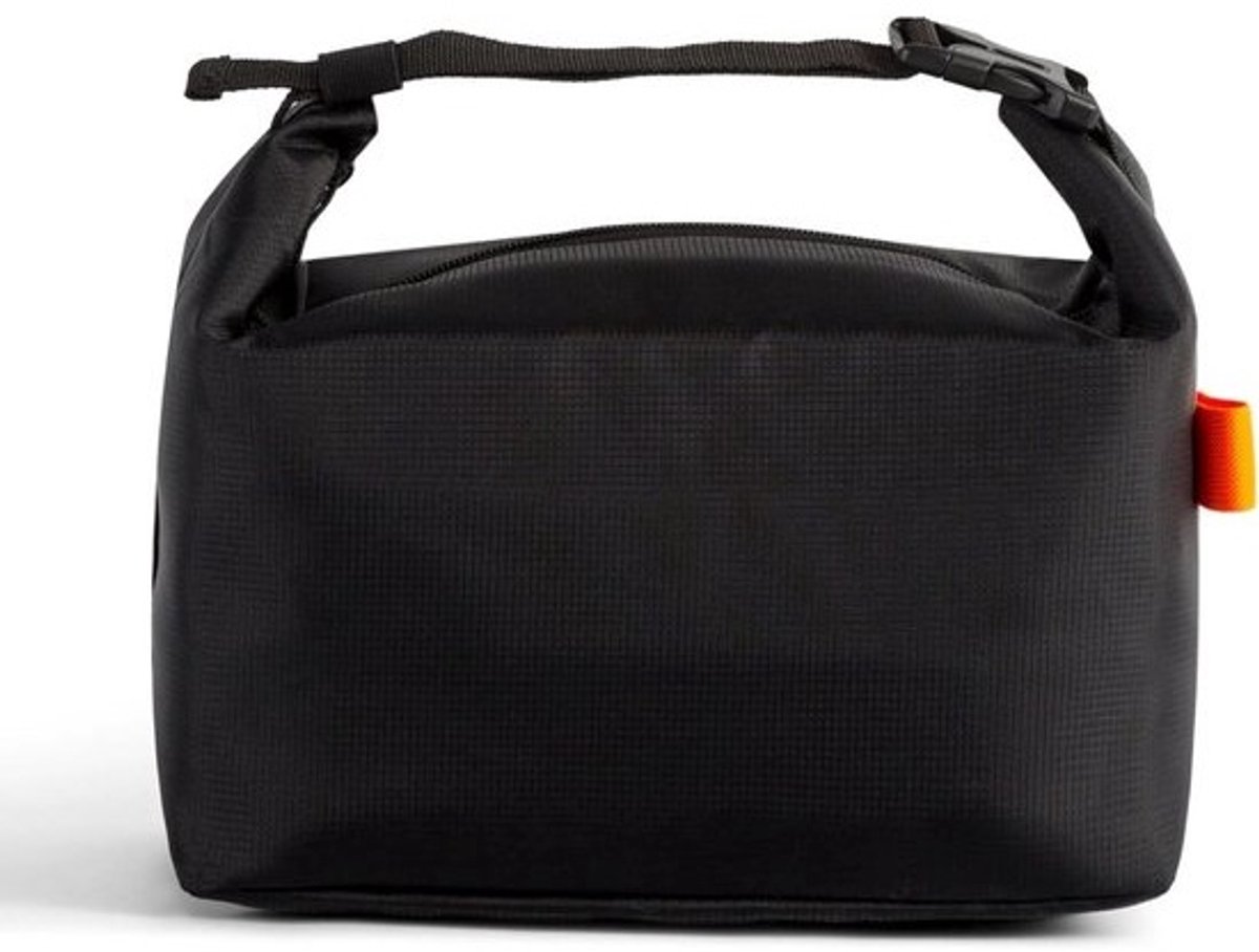Geïsoleerde lunchtas voor volwassenen en kinderen, lekvrije thermische koeltas, waterdicht en ruime capaciteit voor werk, school, picknick en reizen, zwart