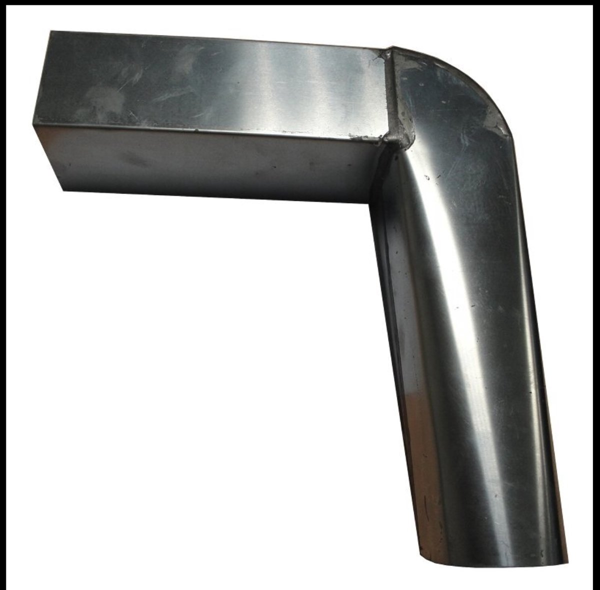 Stadsuitloop Zink - Conisch - 60 x 80 mm - Diam 80 mm - Lang 25 cm