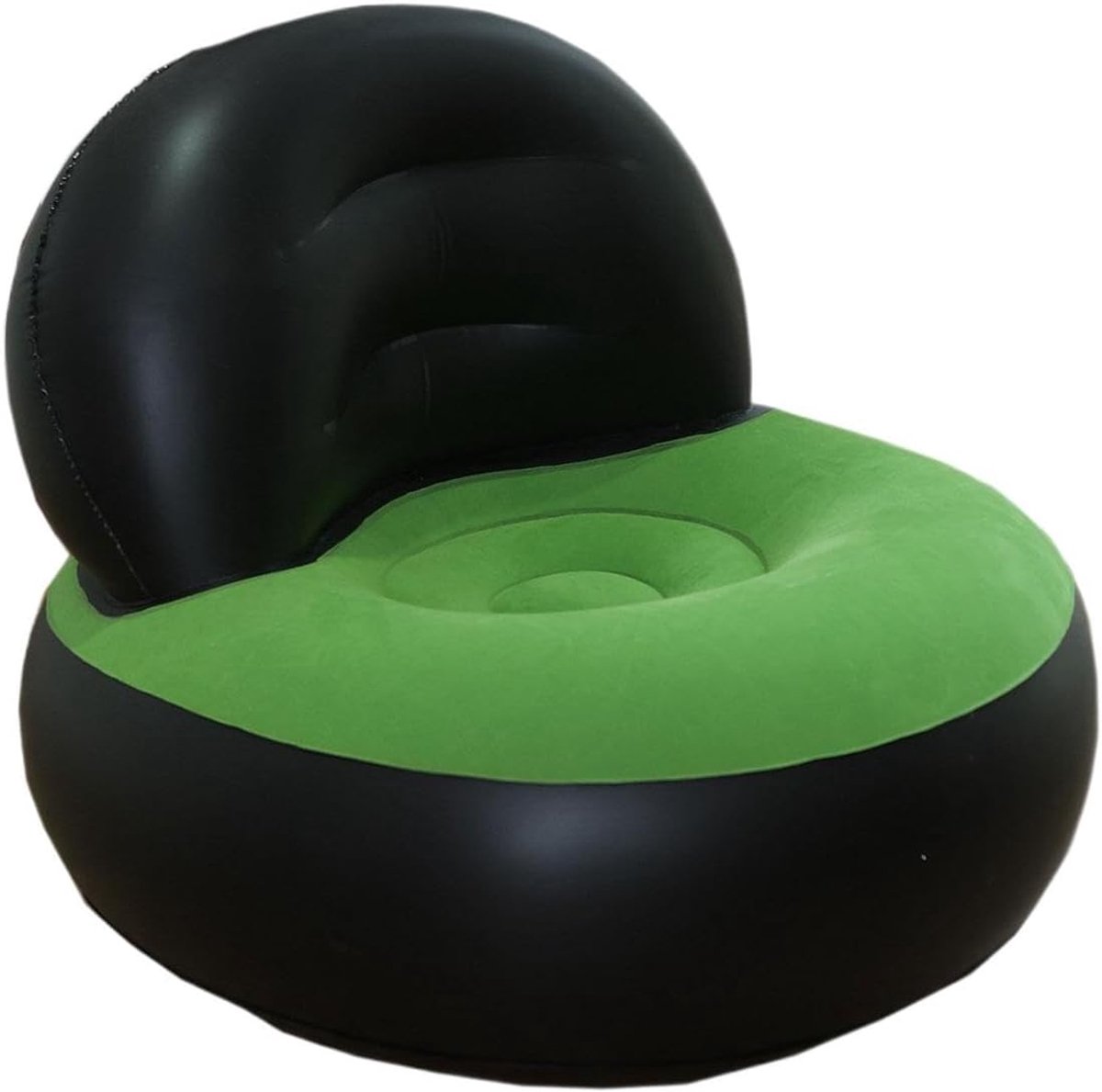 Opblaasbare Camping Lounge, stoel met luchtpomp, draagbare opblaasbank, (90x90x72), lichtgewicht opvouwbare lui bank, perfect voor binnen- en buitengebruik, reizen, strand en achtertuin