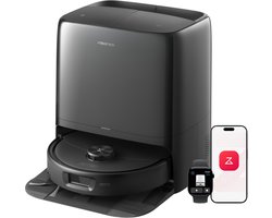 Roborock Qrevo 2 Pro-Robotstofzuiger-FlexiArm-technologie-25000 Pa-dubbel anti-klitsysteem-Intensieve tapijtreiniging 15 mm Dweilverhoging-Drogen met 45°C hete lucht en zelfreiniging op 75°C-Roborock SmartPlan 3.0-Reactive Tech obstakelvermijding