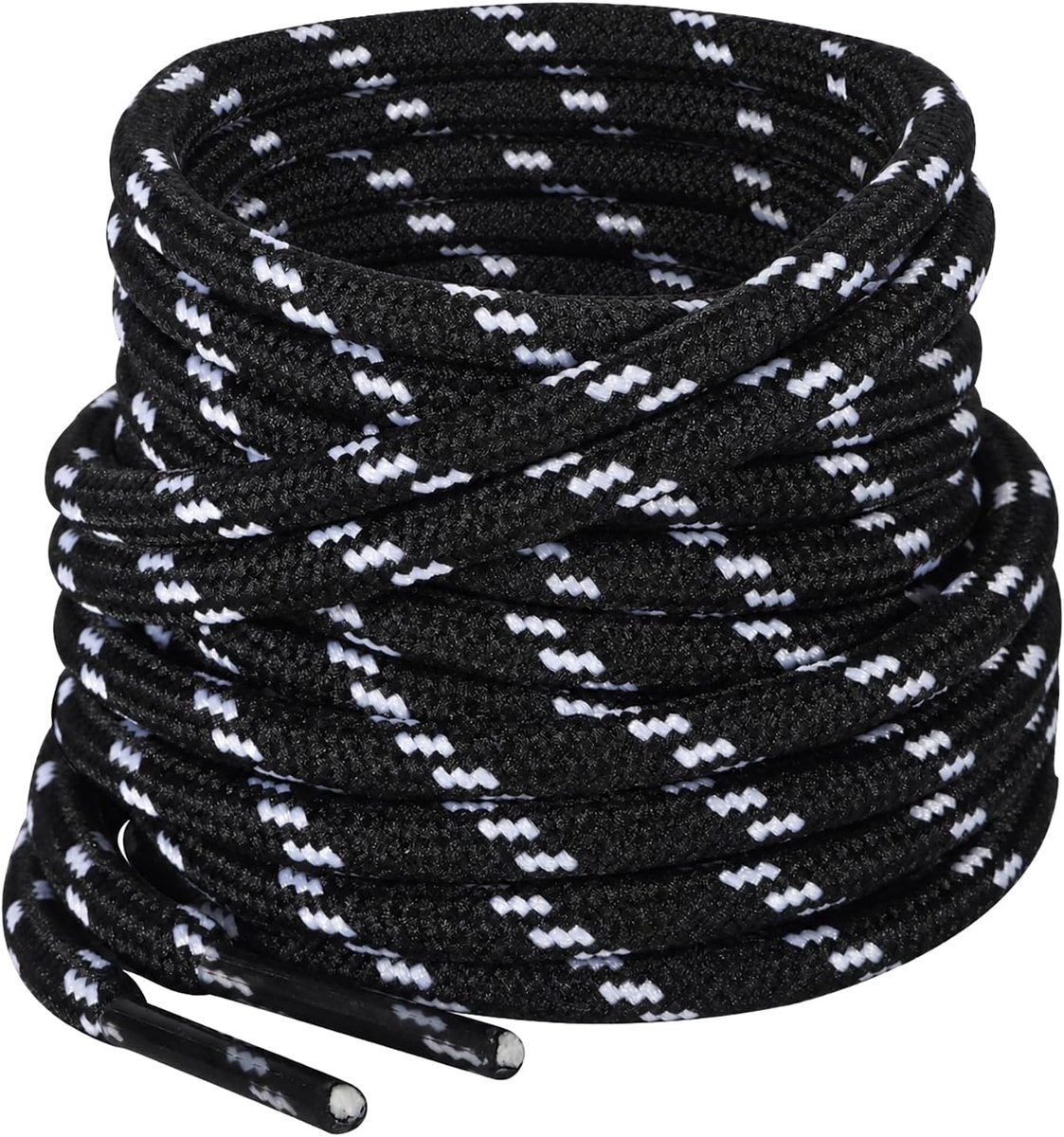 Schoenveters [2 Paren] - 4,5mm Ronde Veters Voor Wandelschoenen, Werklaarzen & Outdoor Schoenen - Scheurvast & Slipvast (70-180cm) - Ideaal Voor Dames En Heren
