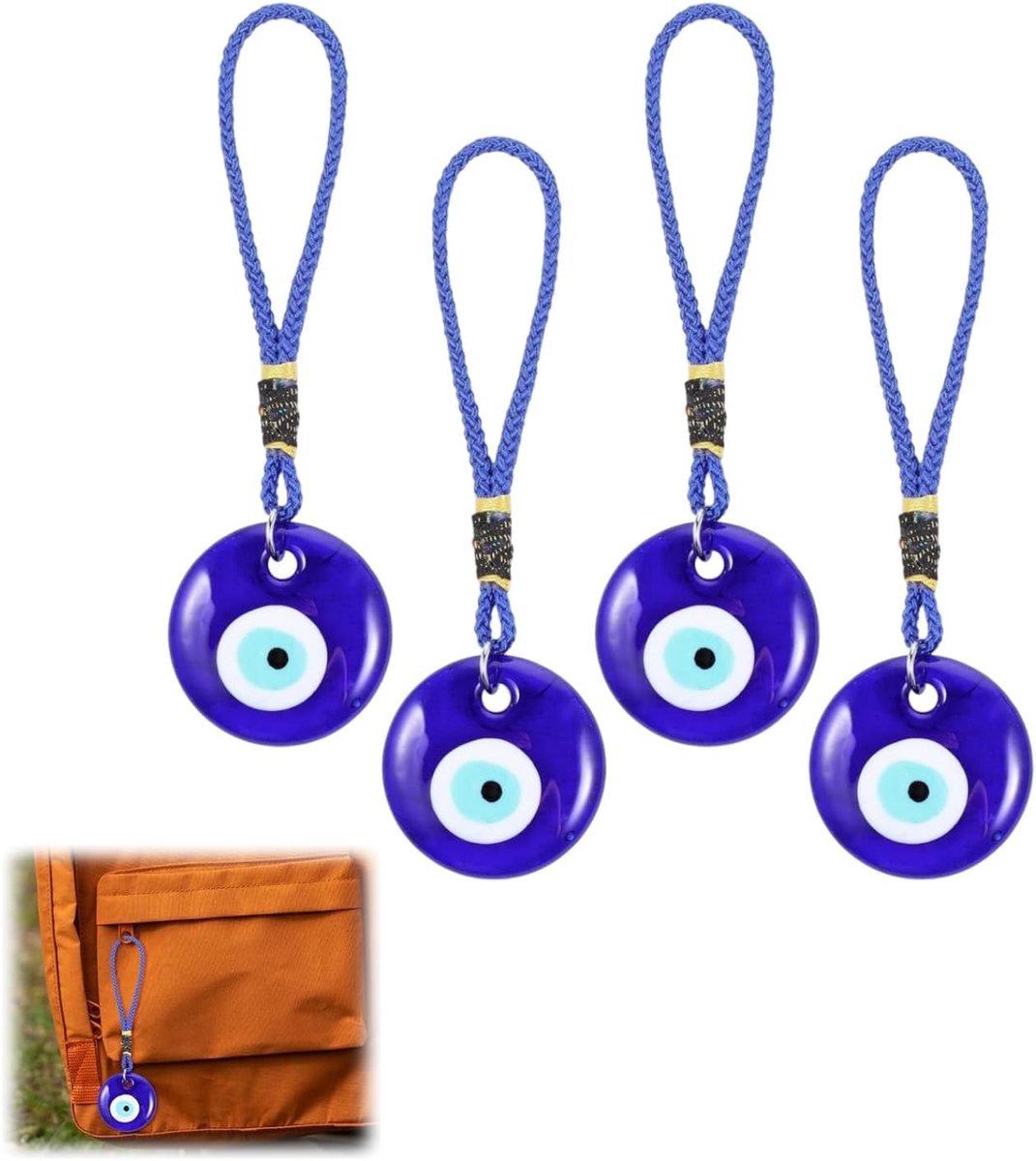 Hangende hanger, geluk hanger auto charme ornament voor geluk bescherming, auto-accessoires met touw voor raam, deur, huis, kantoor