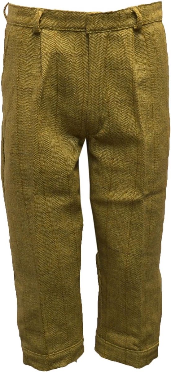 And Hawkes - Derby kniebroek voor heren - plusfour - schieten - tweed - Licht sage - W46