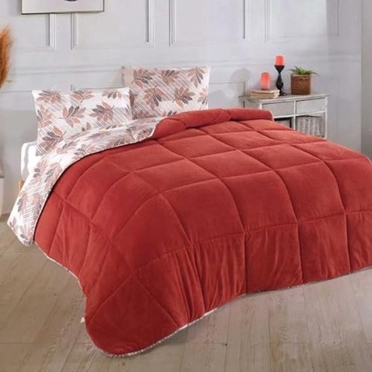 Dubbelzijdig Dekbed 155 x 215 cm - Ademend, Hypoallergeen en Zacht Dekbed voor het Hele Jaar - Perfect voor Allergieën
