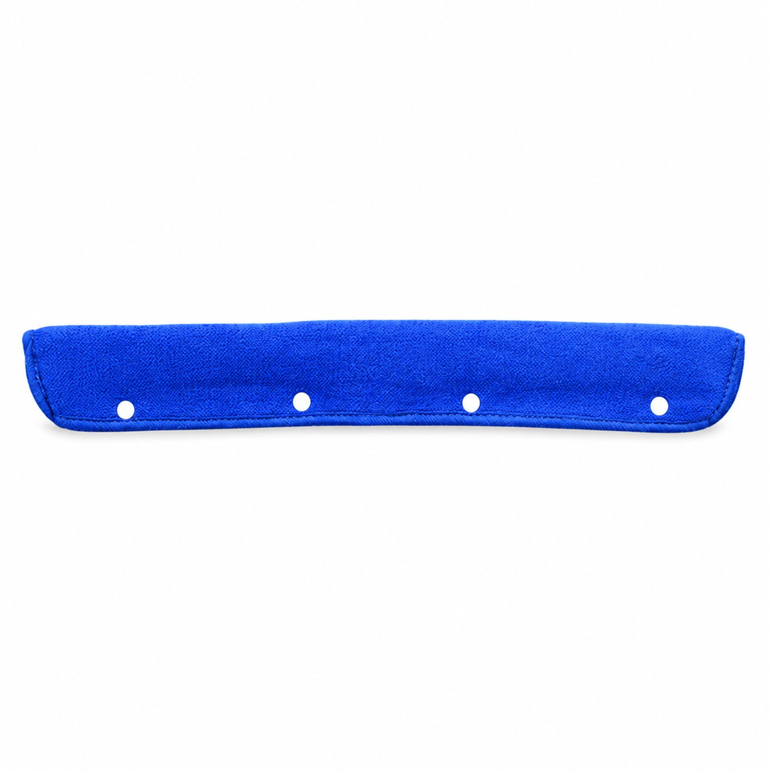 Blauwe stoffen overtrek voor vloerwisser, 50 x 7 cm, met gestikte rand