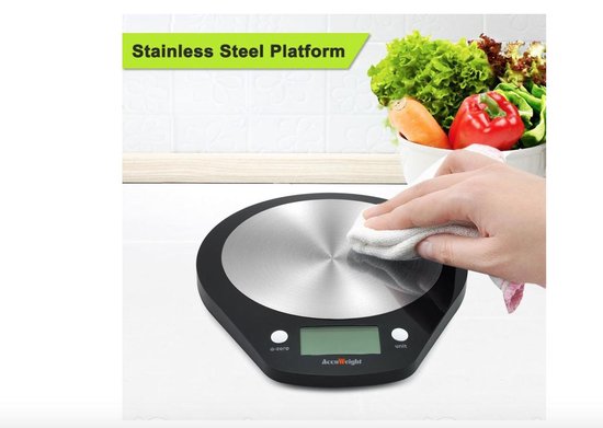 Bonne balance de cuisine précise avec fonction de tare ML jusqu'à 5 kg  acheter | bol.com