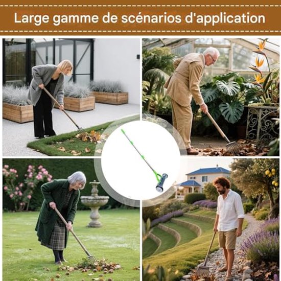 Verstelbare Hark voor Tuinonderhoud — afbeelding 4