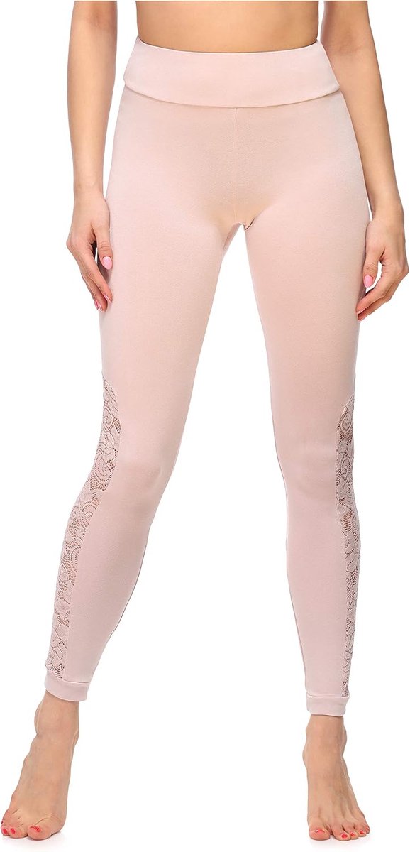 Style Dames Lange Legging met Kant MS10-309