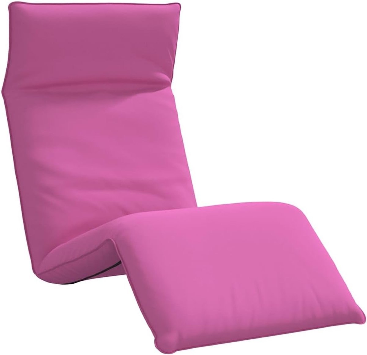 Ligstoel, 175 x 54 x 8,5 cm, roze Oxford-stof, handmatige leuning in 5 posities, duurzaam metalen frame, waterbestendig, compact opvouwbaar ontwerp voor tuin, strand, yoga, lezen