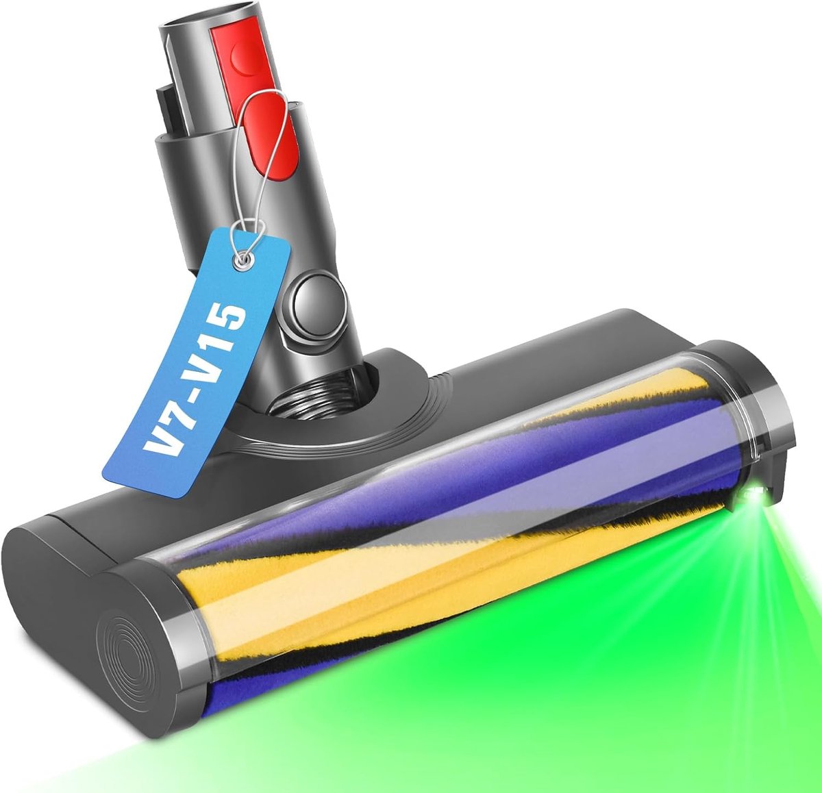 V11 V15 V10 vloerzuigmond borstel voor Dyson V8 V7 reserveonderdelen reserveborstel vloerborstel opzetstuk stofzuiger accessoires zachte rol voor Dyson elektrische borstelrol ledlicht voor