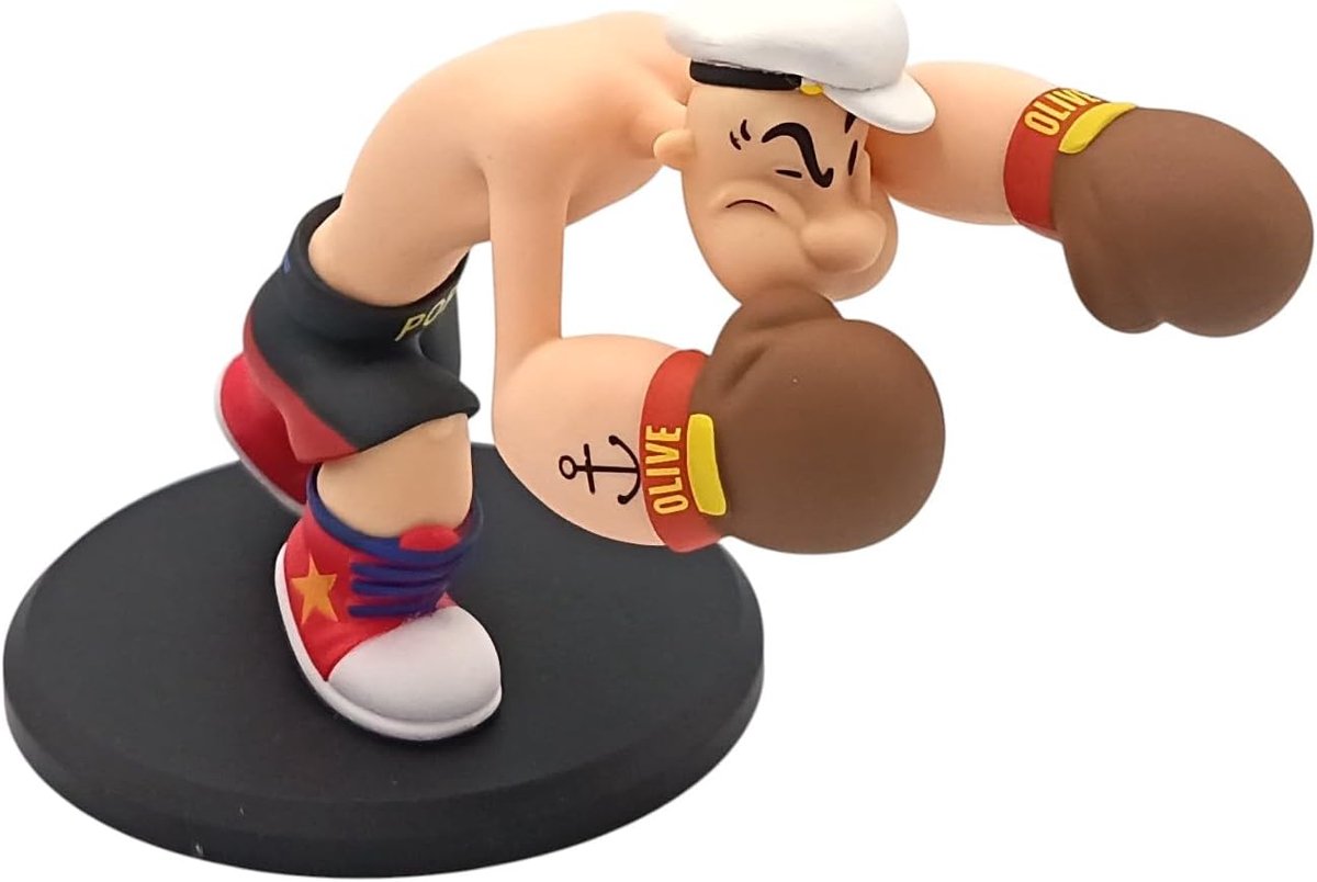 10 - Popeye boxfiguur – 9 cm groot, PVC – POP03