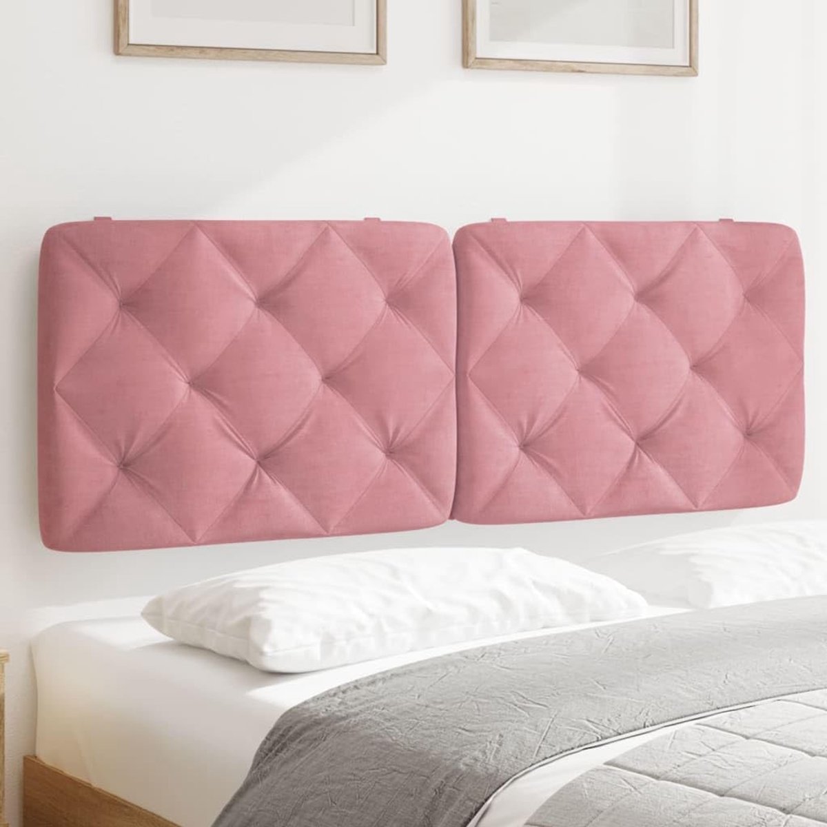 Fluwelen hoofdkussen, 120 cm, met sponsvulling voor comfortabele ondersteuning van de rug tijdens het lezen, met ritssluiting en klittenband