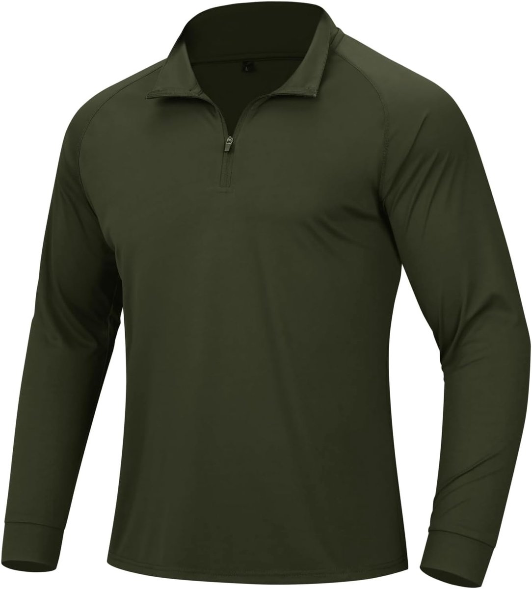 1/4 Zip Lange Mouw Sport Shirts UPF 50+ T-shirt Pullover
