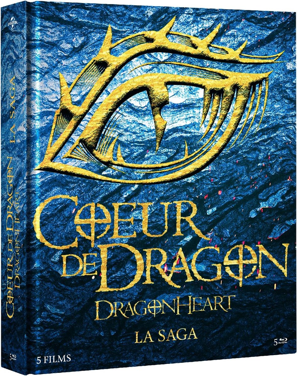 Coeur De Dragon - Dragonheart - L'intégrale 5 Films - Mediabook 5 Blu-ray