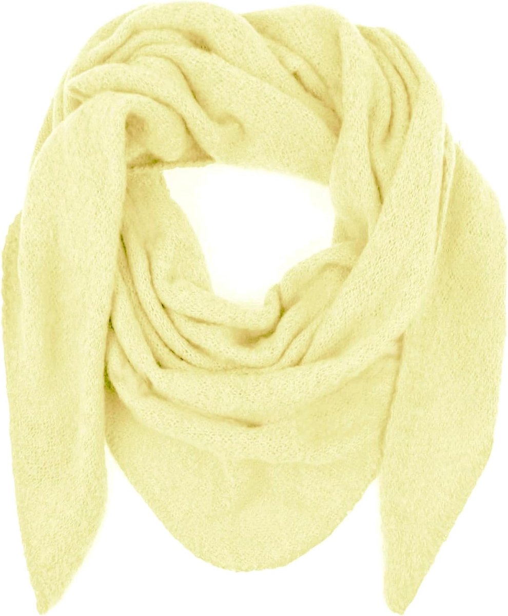 Damessjaal driehoekige sjaal dames halsdoek warme gebreide sjaal knuffelige wintersjaal in vele kleuren zacht comfortabel om te dragen