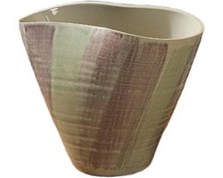 Keramische plantenbakken: met hun unieke ontwerpen combineren ze artistieke flair perfect een vintage esthetiek(Purple)