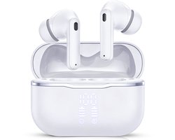 Siltcon® SoundWave Ultra - Oortjes Draadloos - Draadloze Oordopjes - Bluetooth Oordopjes – True Noise Cancelling ANC + ENC - BT 6.0 – Universeel – Tot 50 Uur Batterij - LED Display – 6 Mic - Met APP Voor Instellingen - Geschikt voor iOS en Android