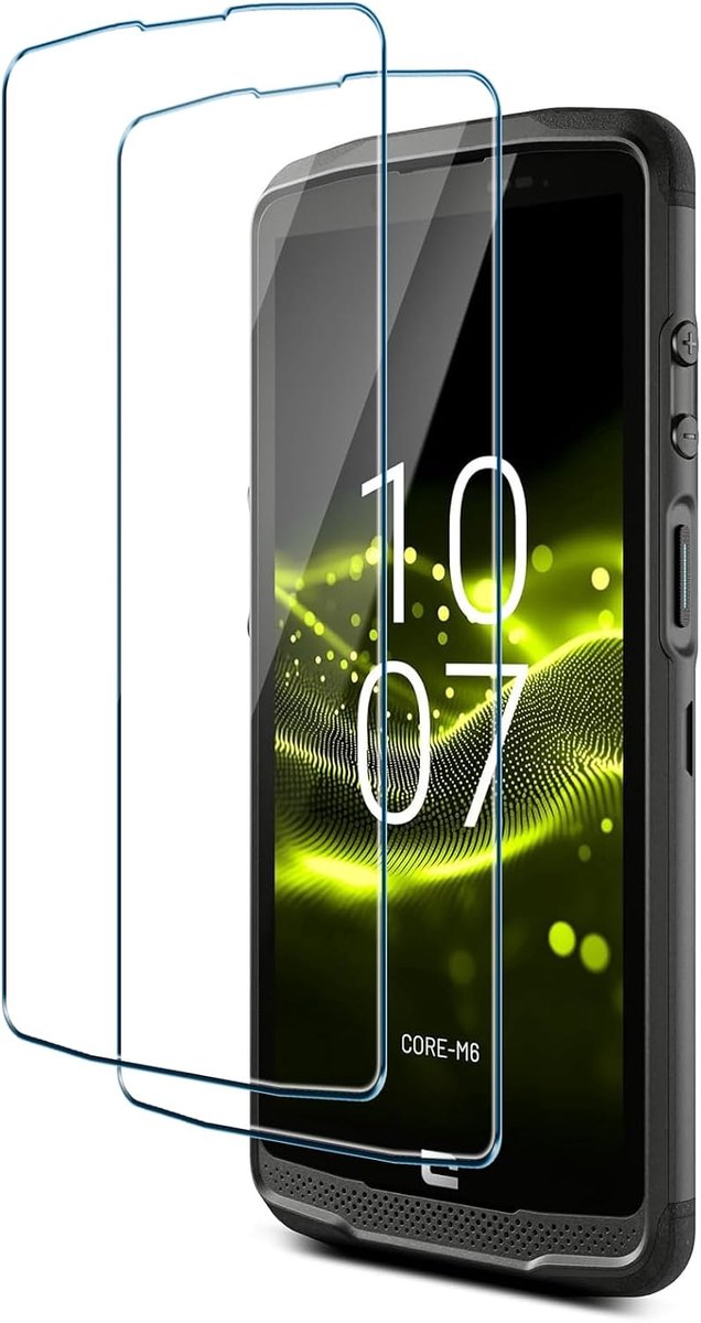 2 stuks beschermfolie voor Crosscall Core-M6 pantserglas, vrij van krassen, hardheid 9H, HD-displaybeschermfolie, 0,33 mm ultra-helder, ultrabestendig