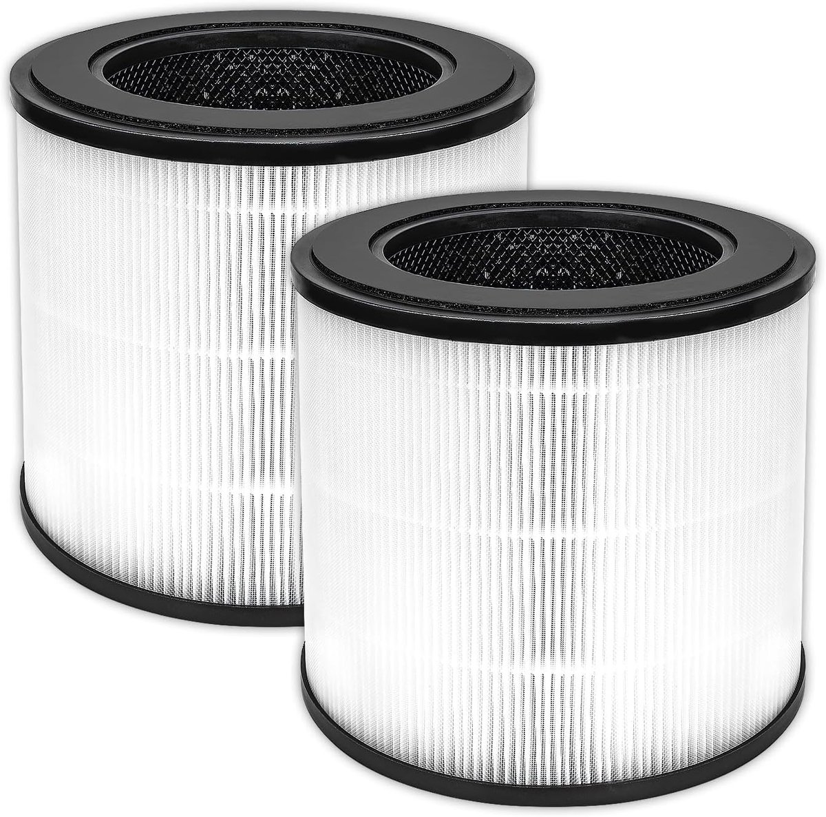 (2 stuks) FY0293/30 vervangingsfilter compatibel met Philips 800 Series luchtreiniger AC0820, AC0830, AC0850, FY0194/30 & FY0293/30, H13 True HEPA-filter, actieve koolfilter, 3-in-1 filters