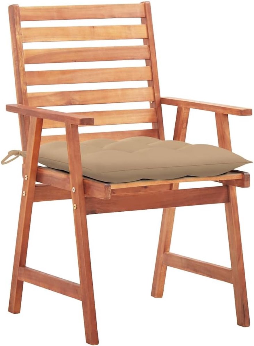 Eetkamerstoelen, set van 2 met kussen