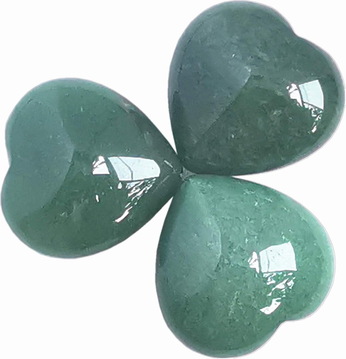 3 stuks natuurlijke groene aventurijn tas palm duim helende kristal hart liefde zorgenstenen, 25 mm Reiki compensatiekristal en helende stenen