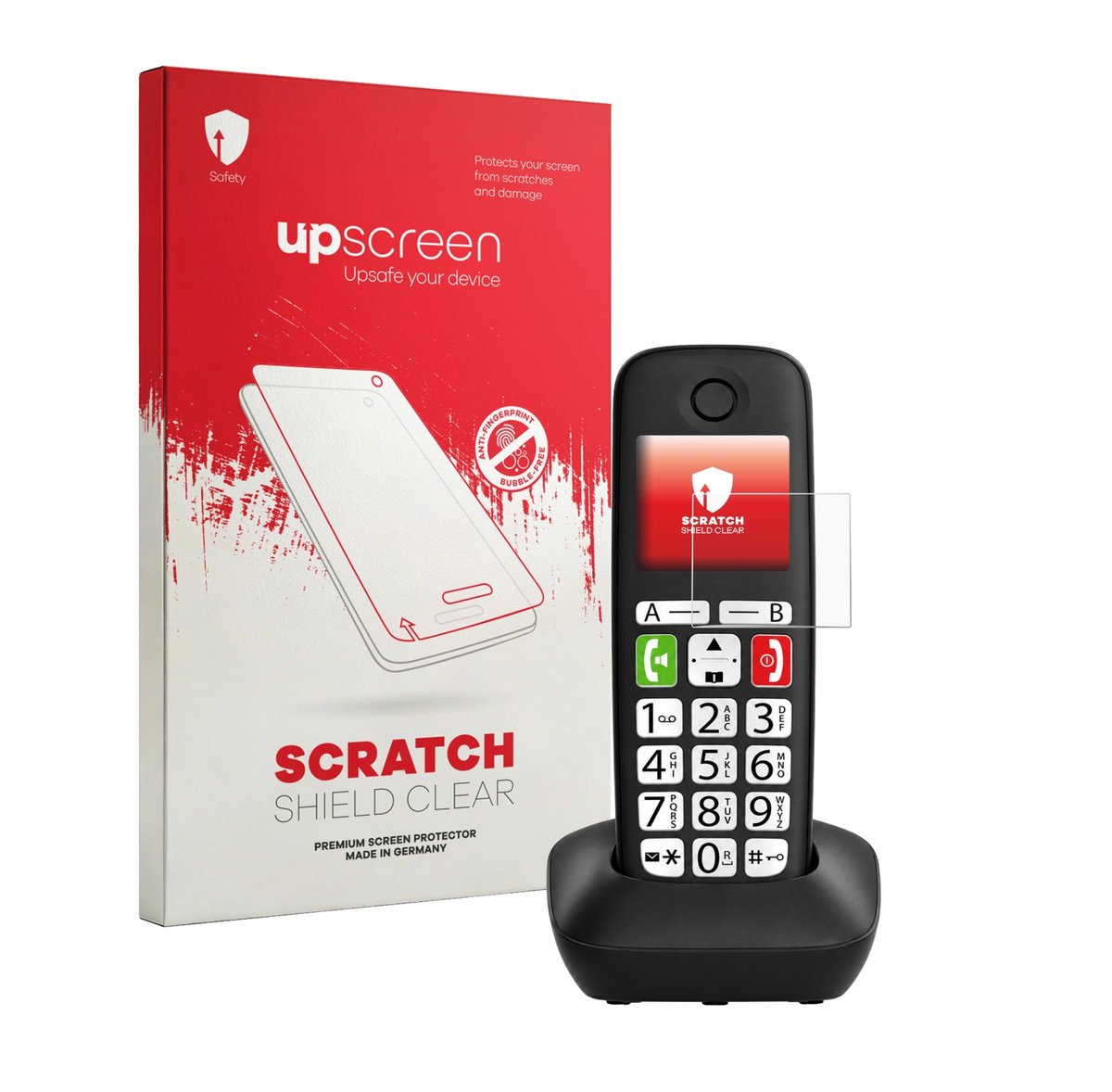upscreen - Screenprotector voor Gigaset DL780 Plus - Folie Beschermfolie transparant