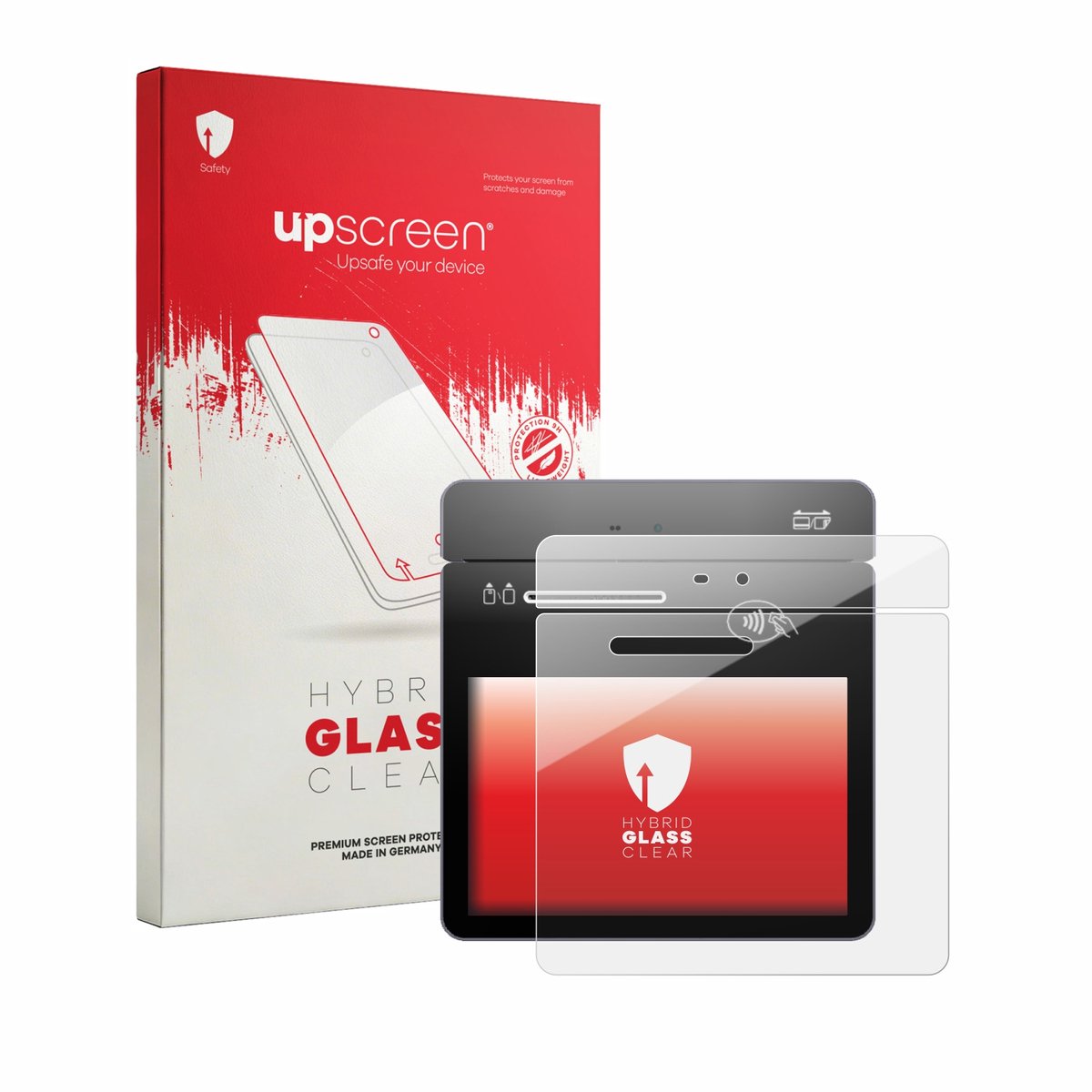 upscreen - Screenprotector voor Pax A3700 - Folie Beschermfolie Beschermglas transparant