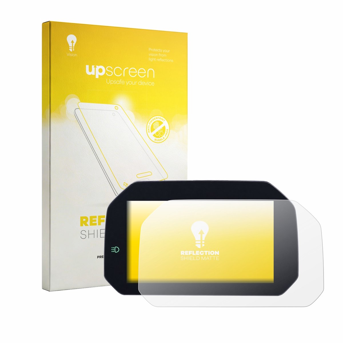 upscreen - Screenprotector voor BMW F 450 GS 2026 TFT-Display 6.5" - Folie Beschermfolie anti glare matte