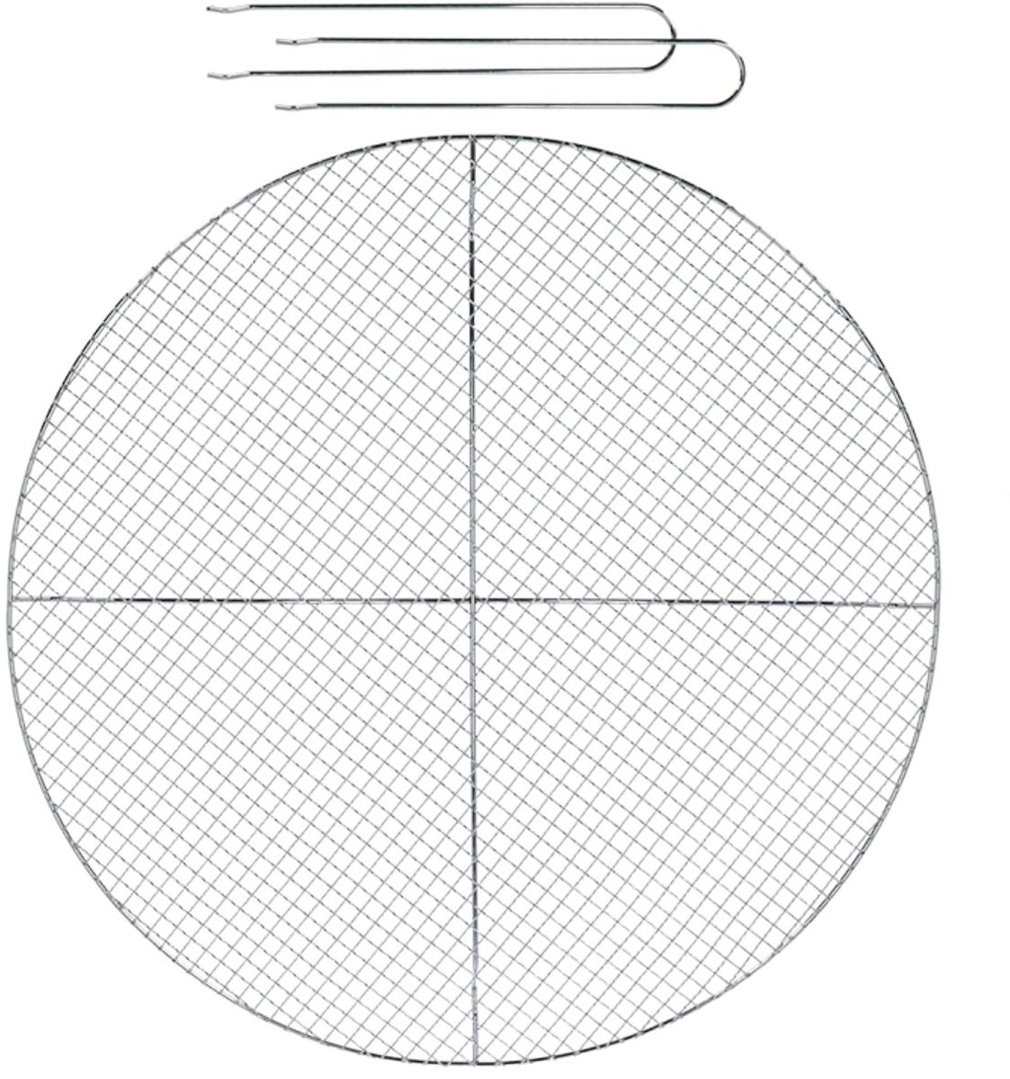 Esschert Design BBQ Grill Grate for Fire Bowl M - Japanese Style