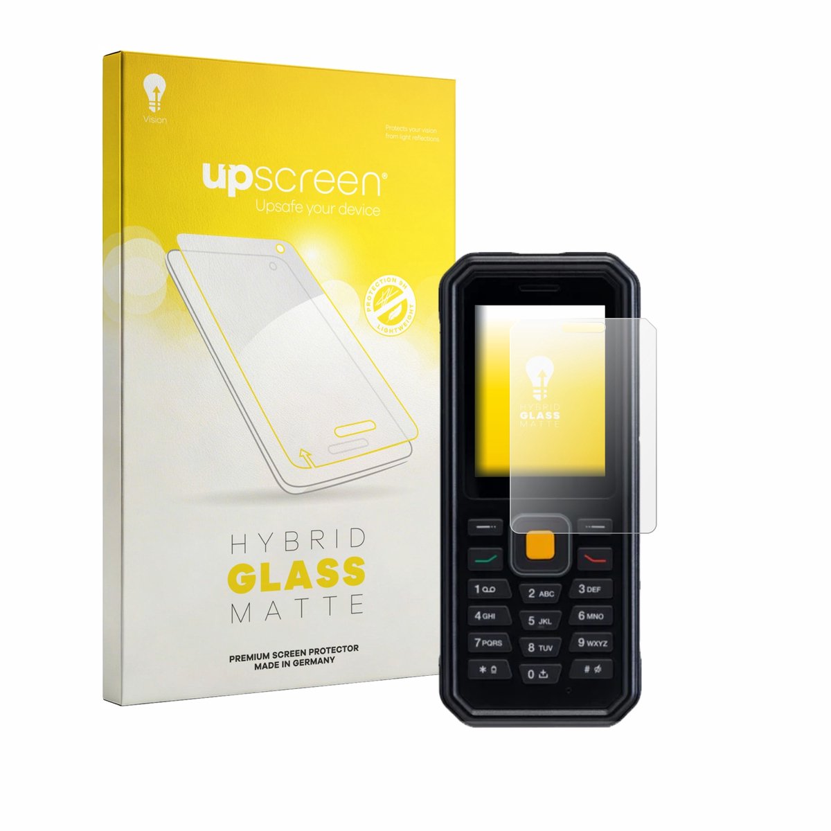 upscreen - Screenprotector voor JCB Tradesman 4 - Folie Beschermfolie Beschermglas matte