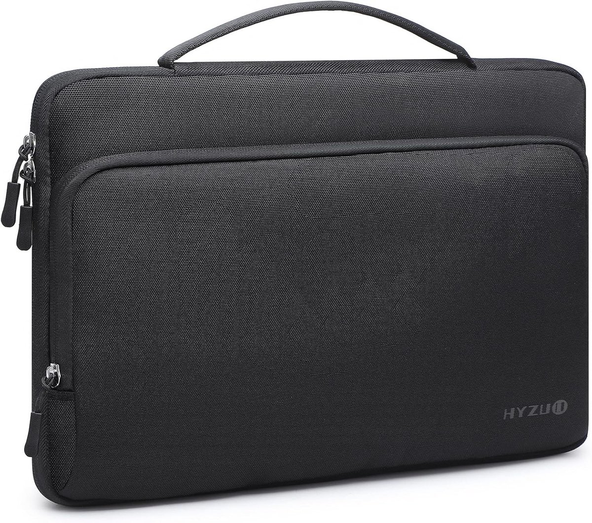 Laptop Sleeve voor 13.3-14 Inch Laptops - Beschermhoes voor MacBook, Surface, HP, Dell en Lenovo - Zwart en Stijlvol Ontwerp