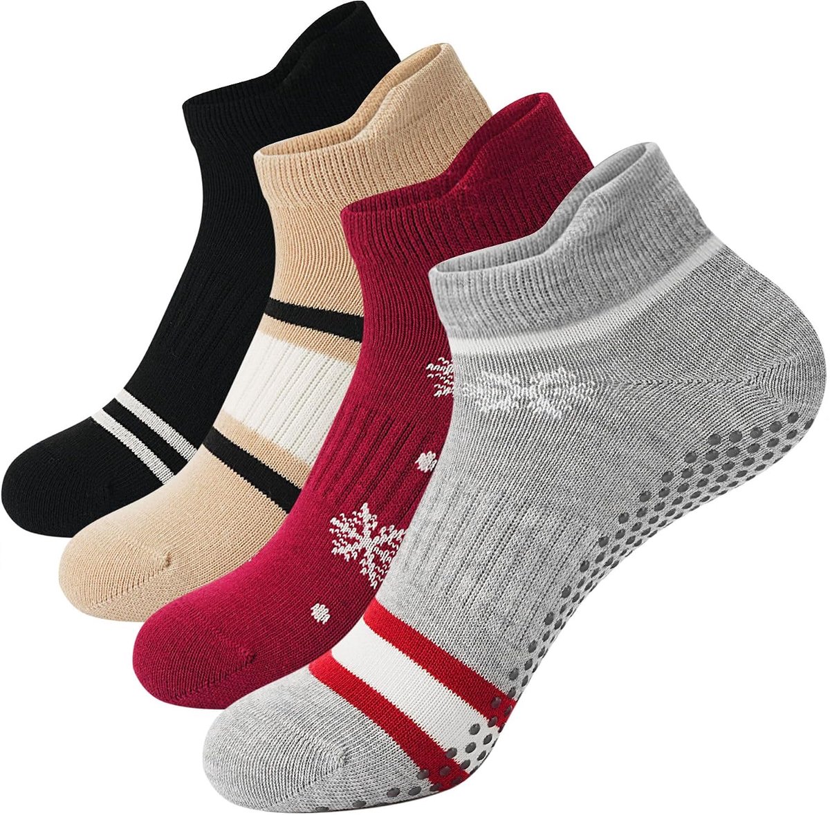 Sokken Vrouwen 4-7, Antislip Yoga Ballet Grippy