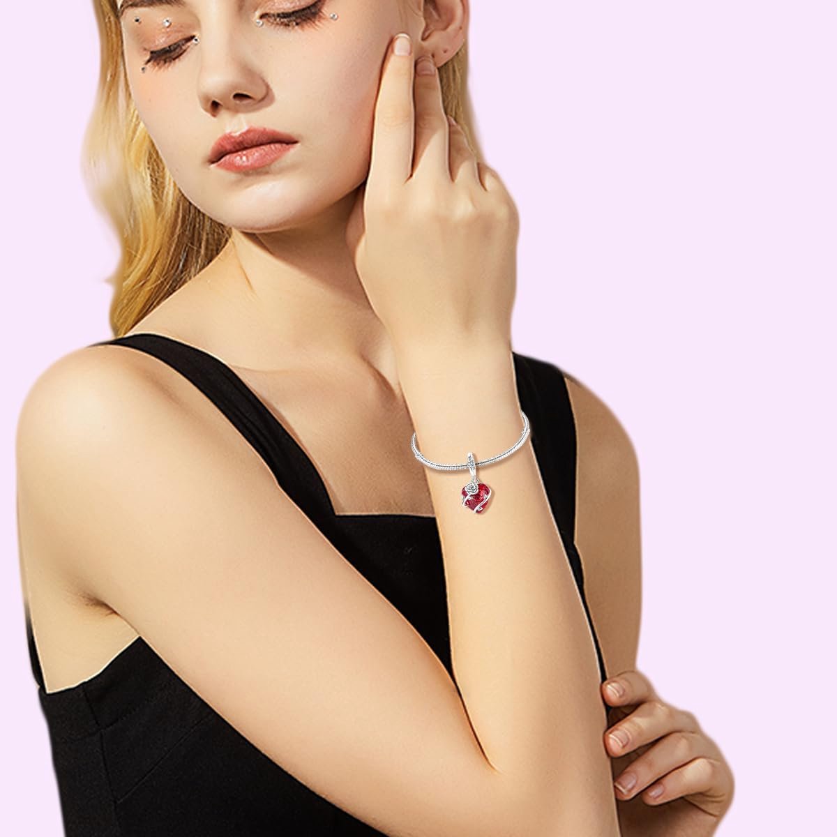 Bedels en kralen voor dames, 925 zilver, compatibel met Pandora Europese armbanden en halskettingen voor dames — cadeau in Sieraden - foto 5