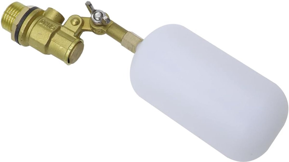 1/2 inch automatisch vlotterventiel, waterniveauregelventiel van roestvrij staal 304, met verstelbare arm
