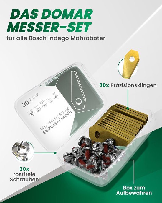 Mes voor robotmaaier, compatibel met Husqvarna — afbeelding 2