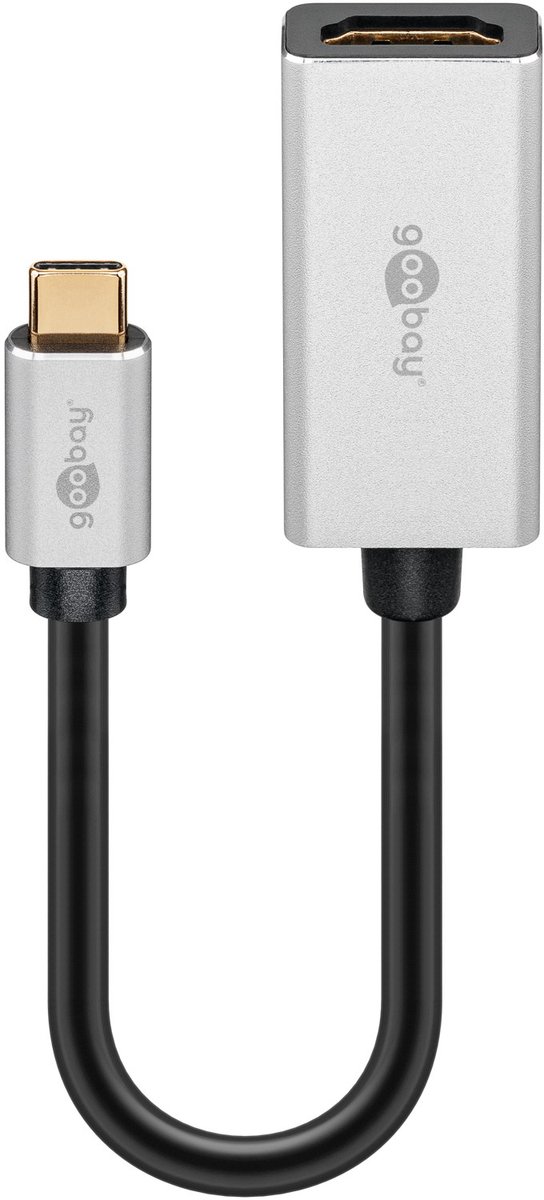 Goobay USB-C-adapter naar HDMI, 8K @ 30 Hz, USB-C > HDMI, Bulk