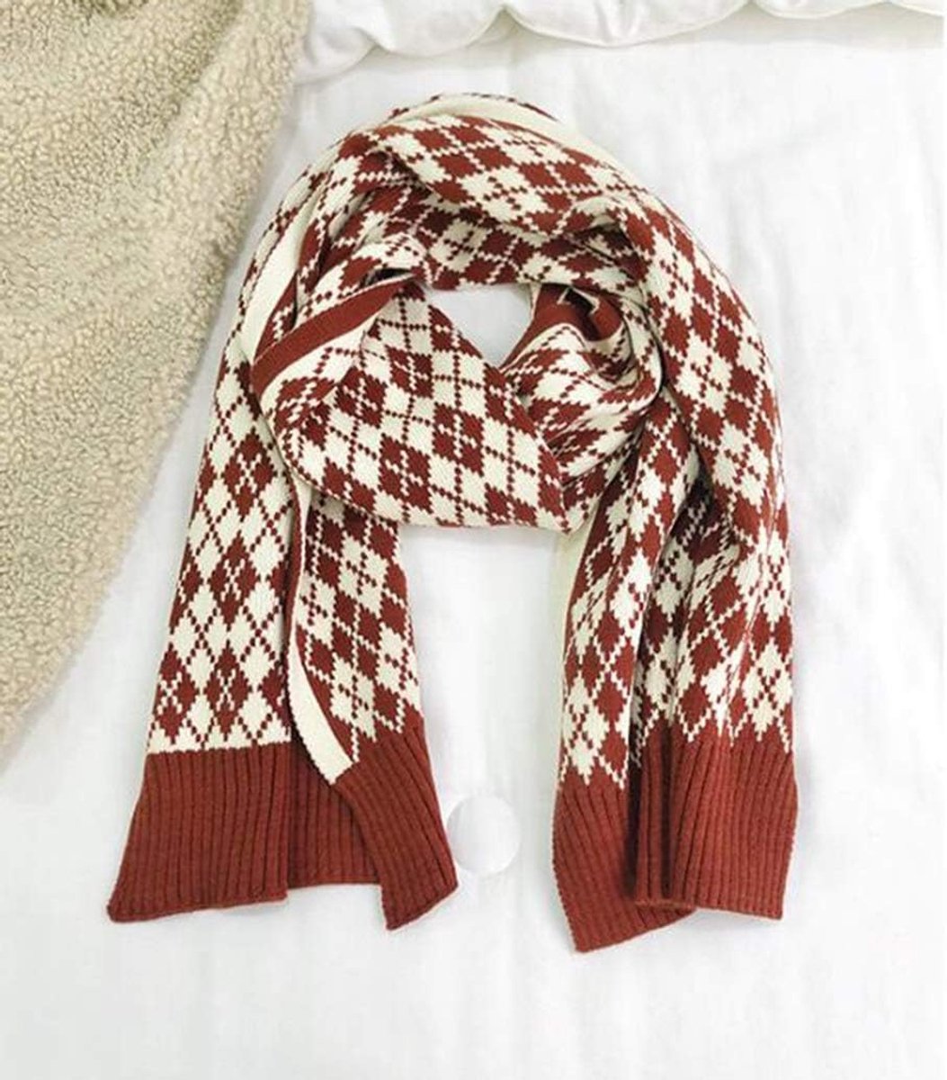 Sjaal dame Sjaal dames gebreide wol shawl plaid sjaal warme sjaal Zijden sjaal (Color : D)