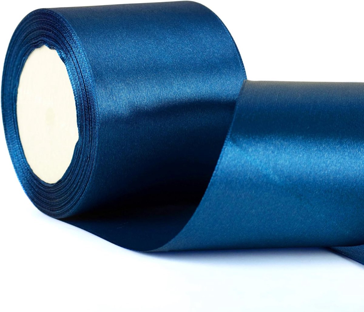 75 mm breed marineblauw lint, 3 inch dik marineblauw lint voor trouwauto's voor cadeauverpakkingen, boeketdecoratie, strikken, linten voor trouwauto's, linten voor taartcadeaus