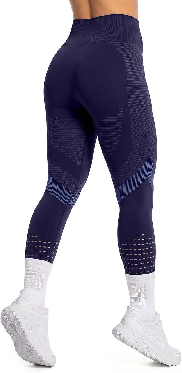 Sport Hoge Taille Blickdicht Workout Leggings Sporthose Fitnesshose Lange Panty